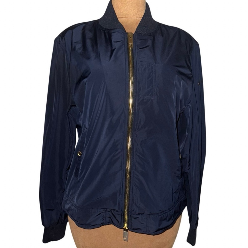 BURBERRY 
Blue Shell Bomber Jacket
Women’s Size XXL - Picture 3 of 14